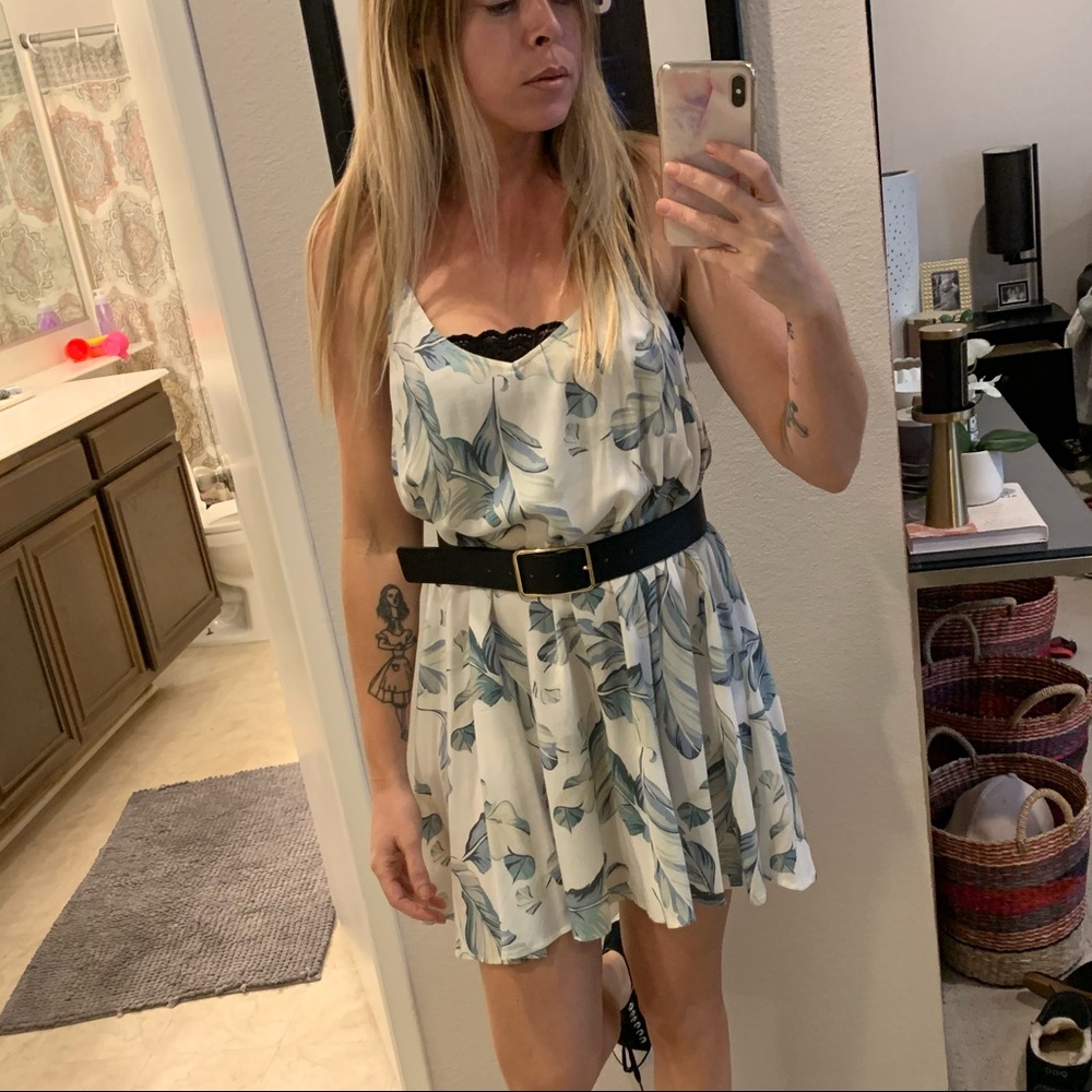 Show me your mumu circus mini dress banana leaf M - Picture 3 of 7